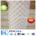 White PVC Coated Chain link fence